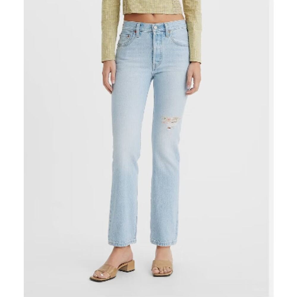 Levi's 501 Women's High Rise Straight Jeans 25Wx30L 150 Anniversary